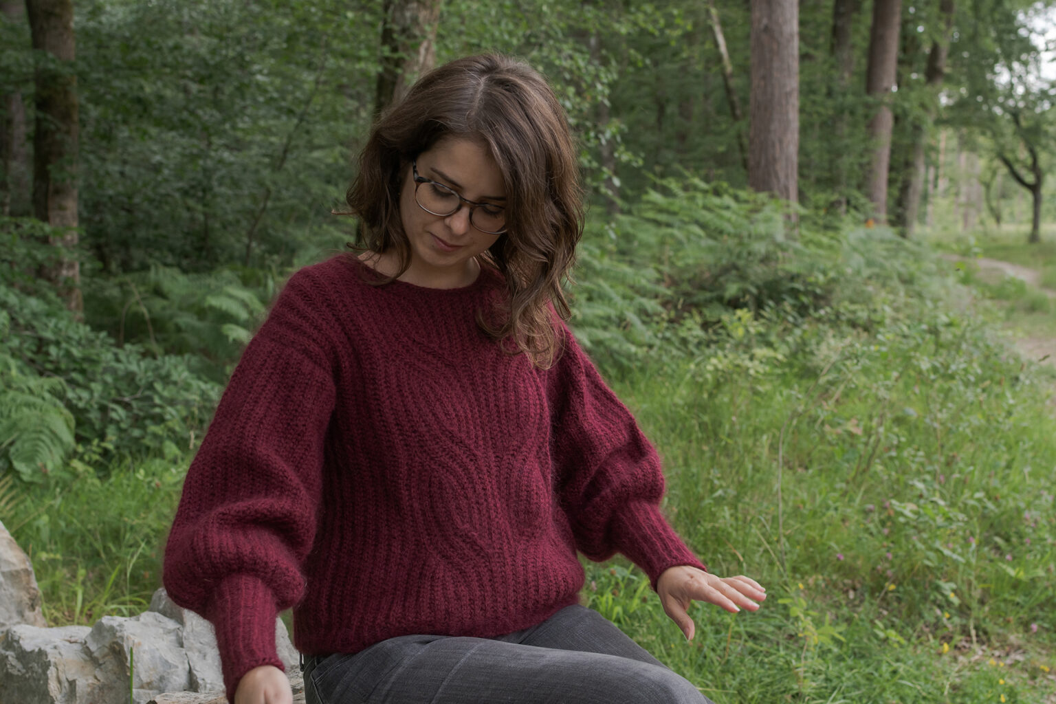 MON HACK DU PULL SEPTEMBER DE PETITE KNIT  Les yeux en amande